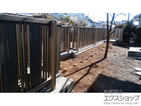 のフェンス・柵 ニューアイシャノン 2型 フリー支柱施工 施工例