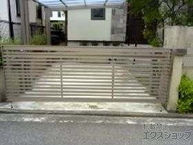 のカーゲート オーバードアS3型 手動式 30-10 施工例