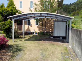 のカーポート プレシオスポート ワイド 積雪〜20cm対応 施工例