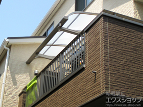 のカーポート ライザーテラスII R型 ルーフタイプ 単体 積雪〜20cm対応 施工例