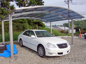 のカーポート プレシオスポート ワイド 積雪〜20cm対応 施工例