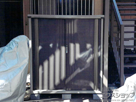 の物置・屋外倉庫 グランプレステージジャスト（M-155BF WB） 施工例