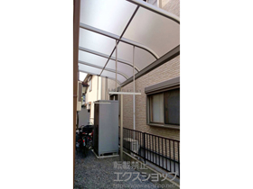 のテラス屋根 プレシオステラス R型 テラスタイプ 単体 積雪〜20cm対応 施工例