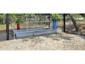 のフェンス・柵 ユメッシュR型 フリー支柱タイプ 施工例