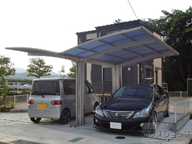 のカーポート プレシオスポート Y合掌 積雪〜20cm対応 施工例