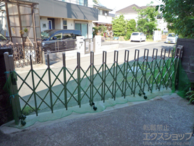 のカーゲート トリップゲート RB型 ノンレール 片開き 41S 施工例