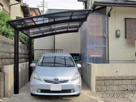 のカーポート カーブポートシグマIII 積雪〜20cm対応 施工例