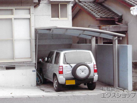 のカーポート レイナポートグラン 積雪〜20cm対応＋着脱式サポート 標準・ハイルーフ兼用 2本入 施工例