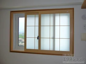 三協アルミの内窓（二重窓・二重サッシ） プラメイクE2 引違窓 2枚建 窓タイプ 施工例