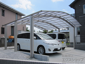 のカーポート レイナツインポートグラン50 積雪50cm対応 施工例