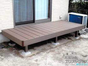 のウッドデッキ 樹ら楽ステージ 施工例