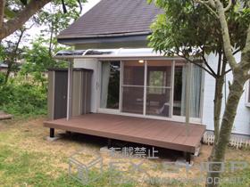 のウッドデッキ リウッドデッキ 200 施工例