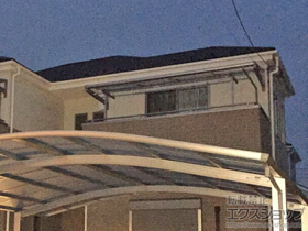 のバルコニー・ベランダ屋根 ライザーテラスII F型 ルーフタイプ 単体 積雪〜20cm対応 施工例