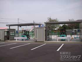 のカーポート テリオスポートIII 900 2台用 角柱4本仕様 積雪〜30cm対応 施工例