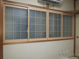 大阪府 木目クリアのプラマードU 引違い窓 2枚建の施工例一覧(ガラス