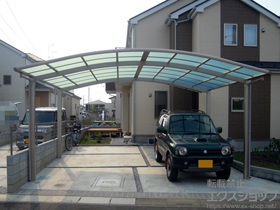 のカーポート レイナツインポートグラン　積雪〜20cm対応 施工例