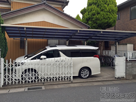 のカーポート プレシオスポート 縦連棟 積雪〜20cm対応 施工例