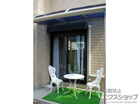 のテラス屋根 プレシオステラス R型 テラスタイプ 単体 積雪〜20cm対応 施工例