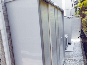 の物置・屋外倉庫 シンプリー 一般型（MJX-196EP　FW） 施工例