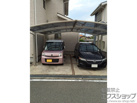 のカーポート レイナポートグラン M合掌　積雪〜20cm対応 施工例