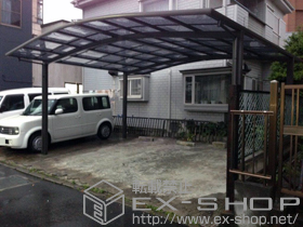 のカーポート カーブポートシグマIII ワイド 積雪〜20cm対応 施工例