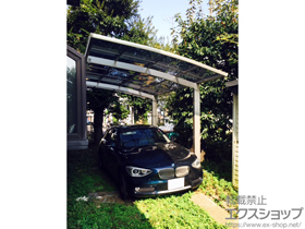 のカーポート プレシオスポート 積雪〜20cm対応＋着脱式補助柱 2本入り×1セット 施工例