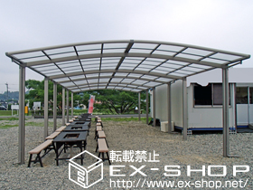 のカーポート カーブポートシグマIII ワイド 積雪〜20cm対応 施工例