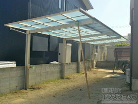 のカーポート エフルージュグラン 縦連棟　積雪〜20cm対応 施工例