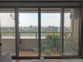 の二重窓（内窓） プラマードU 引違い窓 偏芯4枚建 施工例