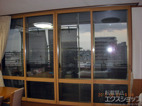 の二重窓（内窓） プラマードU 引違い窓 4枚建 中桟付 施工例