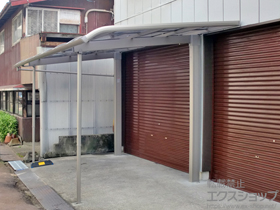 のカーポート レガーナポートシグマIII 積雪〜20cm対応　雨樋あり＋着脱式サポート 標準　1本入り×2セット 施工例