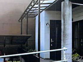 のテラス屋根 プレシオステラス R型 テラスタイプ 単体 積雪〜20cm対応 施工例