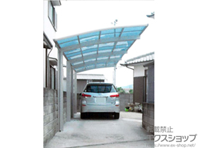 のカーポート プレシオスポート 縦連棟 積雪〜20cm対応 施工例