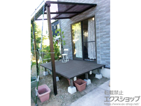 のテラス屋根 ヴェクターテラス F型 テラスタイプ 単体 積雪〜20cm対応 施工例