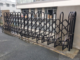 のカーゲート AR16型 アングルレールタイプ 片開き 590SDB 施工例