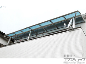 のバルコニー・ベランダ屋根 プレシオステラス R型 屋根タイプ 連棟 積雪〜20cm対応 施工例