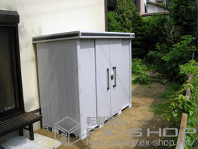 の物置・屋外倉庫 エルモ 一般型(LMD-2511　CB) 施工例