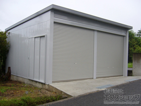 の倉庫・ガレージ イナバ倉庫 一般型 2棟タイプ トール ベタ基礎仕様（SG-358TPB-2 ） 施工例