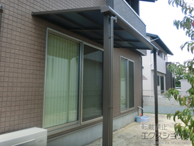 のテラス屋根 ライザーテラスII F型 テラスタイプ 単体 積雪〜20cm対応 施工例