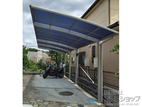 のカーポート プレシオスポート 縦連棟 積雪〜20cm対応 施工例