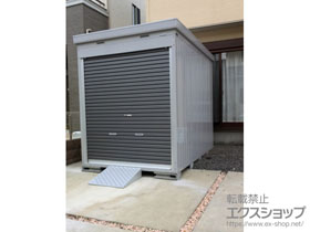 の倉庫・ガレージ FXN-1730HY　UG  バイク保管庫 床付けタイプ 施工例