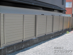 のフェンス・柵 プレスタフェンス8型 フリーポールタイプ 施工例