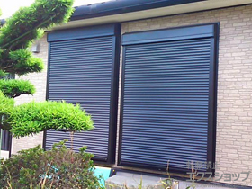 の窓シャッター リフォームシャッター イタリヤ 手動式 施工例