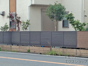 のフェンス・柵 プレスタフェンス5型 フリーポールタイプ 施工例