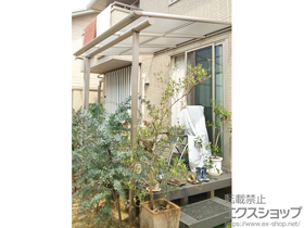 のテラス屋根 プレシオステラス F型 テラスタイプ 単体 積雪〜20cm対応 施工例