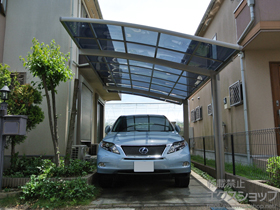 のカーポート カーブポートシグマIII 積雪〜20cm対応 施工例