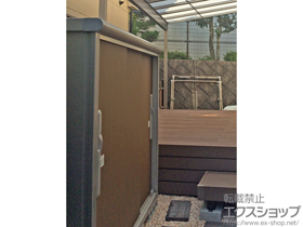 の物置・屋外倉庫 エスモ 一般型（ＥＳＤ-1607ＥＧＬ） 施工例