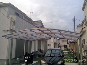 のカーポート プレシオスポート ワイド 積雪〜20cm対応 施工例