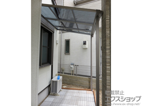 のテラス屋根 ライザーテラスII F型 テラスタイプ 単体 積雪〜20cm対応 施工例