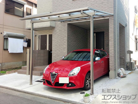 のテラス屋根 ライザーテラスII F型 テラスタイプ 単体 積雪〜20cm対応 施工例